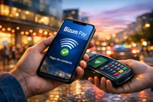 bizum pay pago contactless en terminal moderno