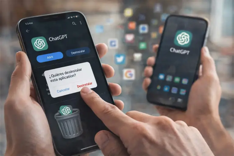 Borrar ChatGPT: por qué cientos de personas están desinstalando la app de sus móviles