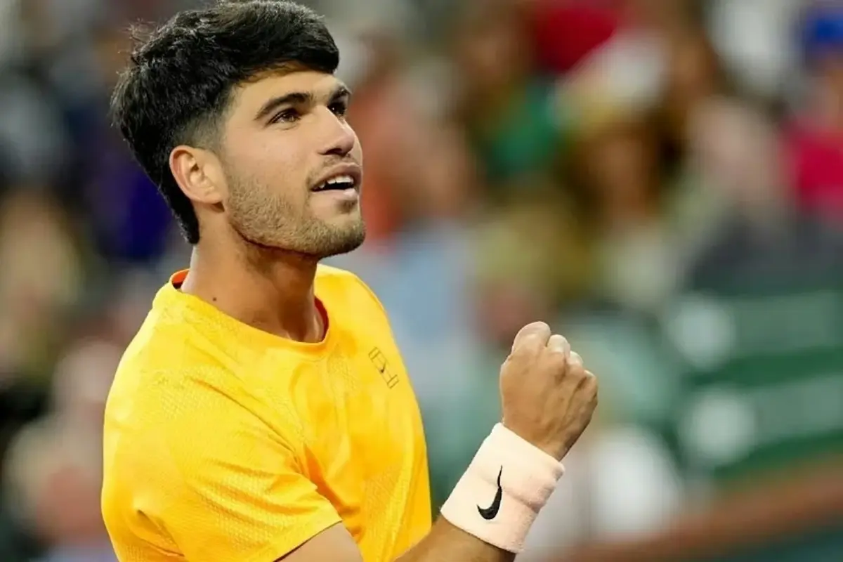 Carlos Alcaraz, de cinco en cinco en Indian Wells