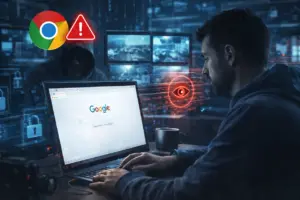 Chrome espionaje alerta privacidad