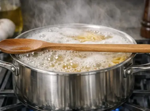 Pon una cuchara de madera sobre la olla al hervir pasta y descubre por qué el agua nunca volverá a desbordarse Pon una cuchara de madera sobre la olla al hervir pasta y descubre por qué el agua nunca volverá a desbordarse