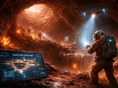 Cuevas complejas en Marte: el nuevo mapa de la NASA que revela un submundo marciano Cuevas Marte mapa submundo exploracion