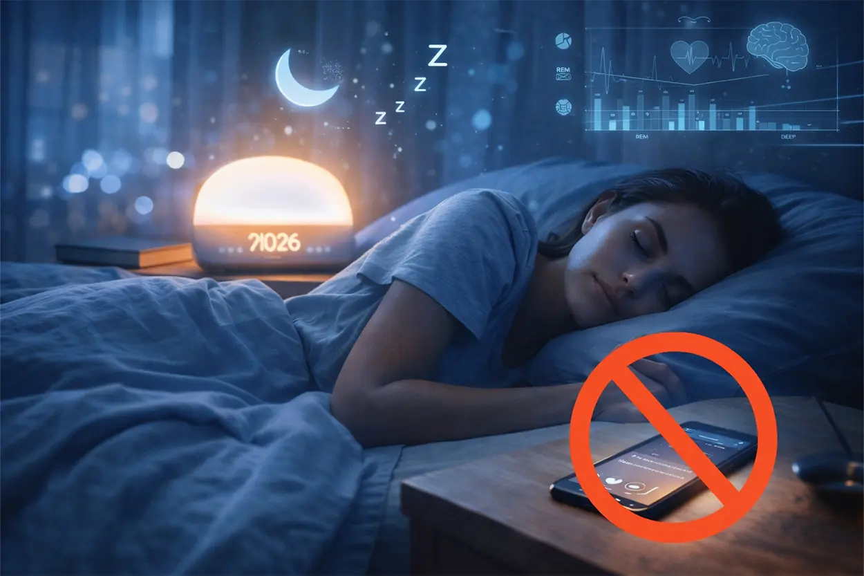 Dormir mejor en 2026: las 5 reglas de oro de los científicos y por qué debes alejar el móvil de la cama dormir mejor sin móvil cerca