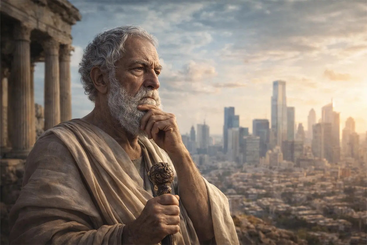 Epicteto reflexiona sobre pasado y presente