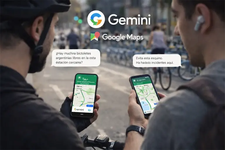 Gemini llega a Google Maps: navegación inteligente por voz para peatones y ciclistas