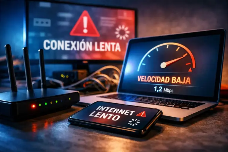 Internet lento: 5 razones habituales y las soluciones definitivas para recuperar tu velocidad