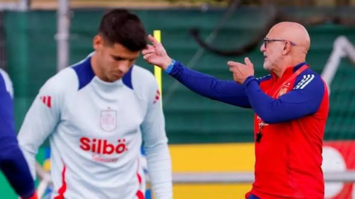 Luis de la Fuente fulmina a Morata pese a los ruegos de Lamine y Nico Williams