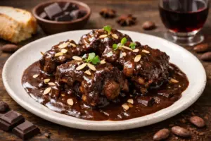 He probado a añadir una onza de chocolate negro al rabo de toro y el resultado es de estrella Michelin