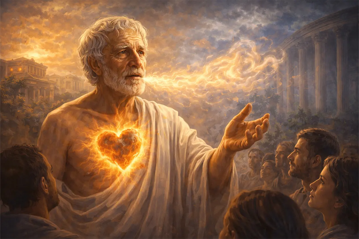 Séneca coherencia corazón y palabras