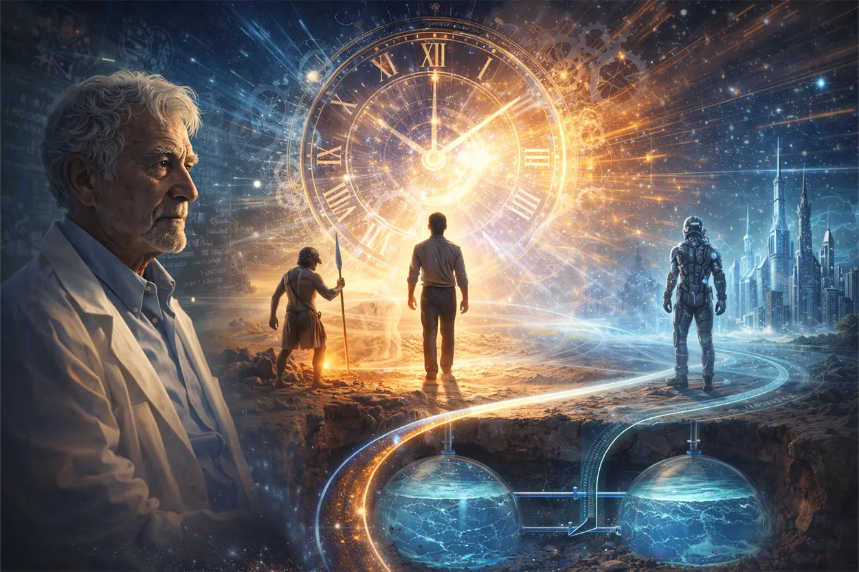 Pasado presente futuro ocurriendo simultáneamente