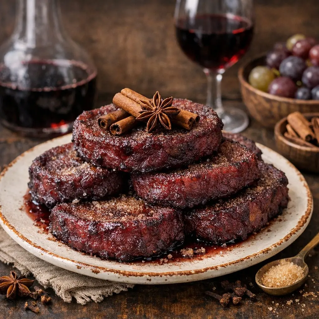 Torrijas de Vino Tinto: el giro elegante al postre tradicional que no empalaga Torrijas de Vino Tinto: el giro elegante al postre tradicional que no empalaga