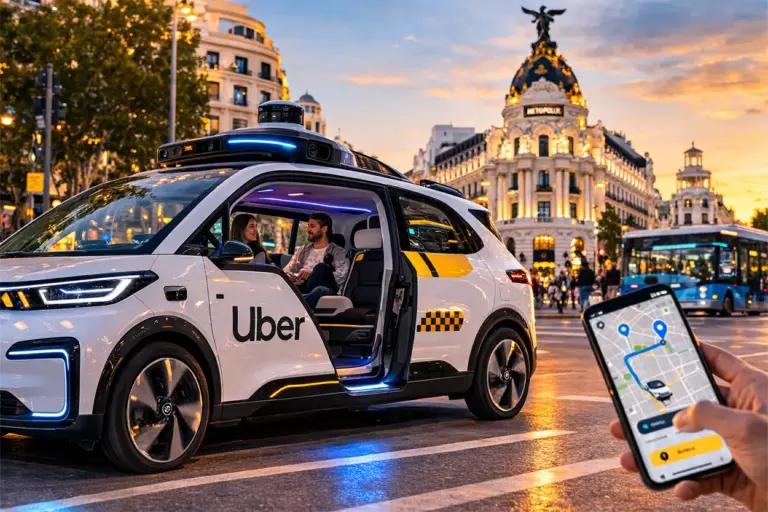 Uber sin conductor en Madrid: el primer taxi 100% autónomo ya tiene fecha de llegada a la capital