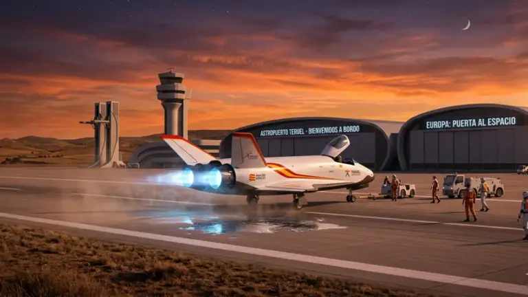 Ni Cabo Cañaveral ni Houston, Teruel conquista el espacio y se convierte en el primer astropuerto de Europa
