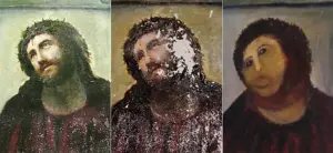 El "desastre" artístico de una anciana que terminó salvando a todo un pueblo de la ruina