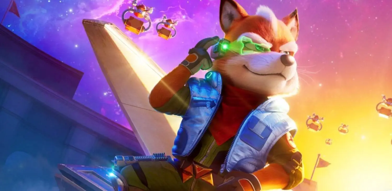 Fox en Super Mario Galaxy película Fox en Super Mario Galaxy película