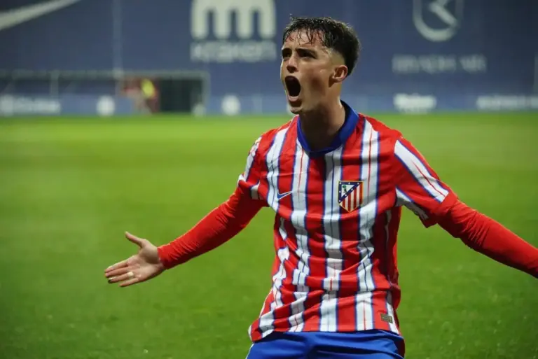 La historia de Javier Boñar, la joya del Atlético que se estrenó con gol en el Sánchez-Pizjuán