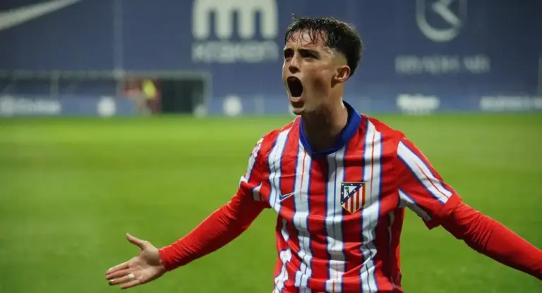La historia de Javier Boñar, la joya del Atlético que se estrenó con gol en el Sánchez-Pizjuán
