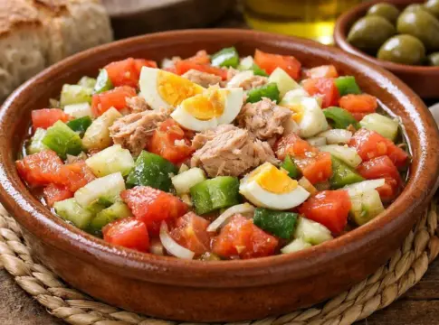 El paso clave para que las Pipirrana de Jaén sepa de verdad a huerta andaluza El paso clave para que las Pipirrana de Jaén sepa de verdad a huerta andaluza