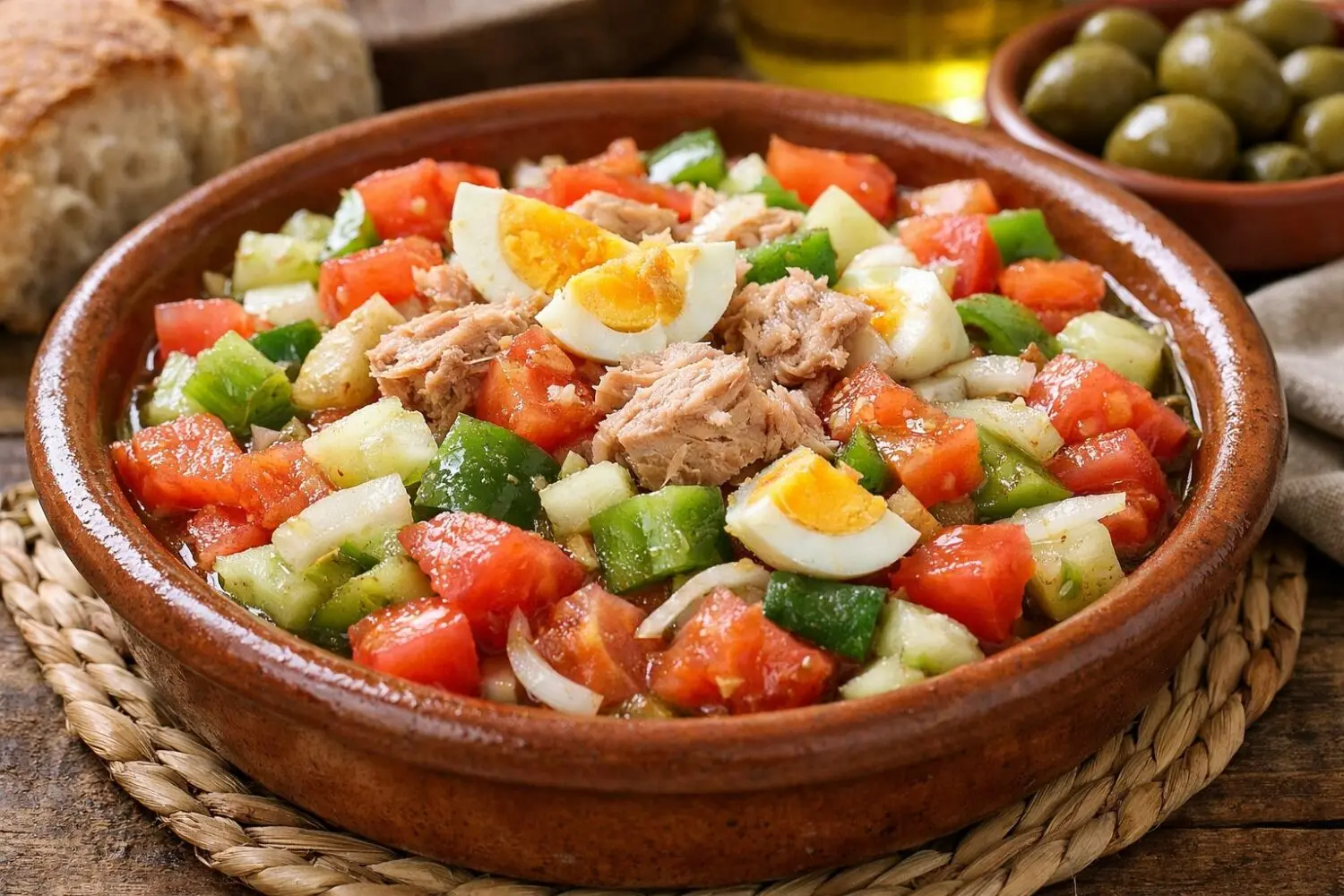 El paso clave para que las Pipirrana de Jaén sepa de verdad a huerta andaluza El paso clave para que las Pipirrana de Jaén sepa de verdad a huerta andaluza