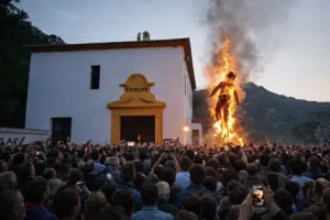 El pueblo de Sevilla que cada año "ajusticia" al personaje más odiado del momento