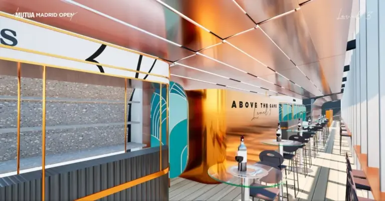 Sky Seats del Mutua Madrid Open: experiencia premium gastronómica y visitas exclusivas a la pista central