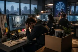 Representación de trabajadores de la industria de los videojuegos tras los despidos