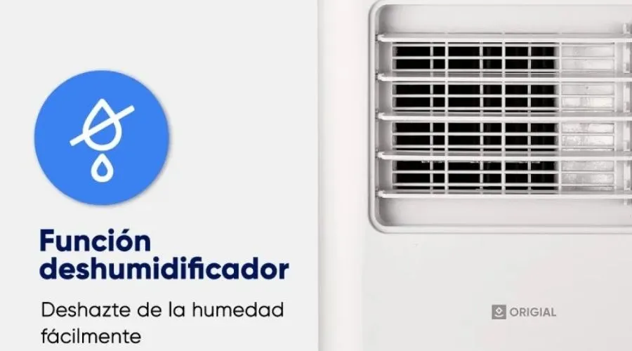 Versatilidad técnica con funciones de deshumidificador y ventilador