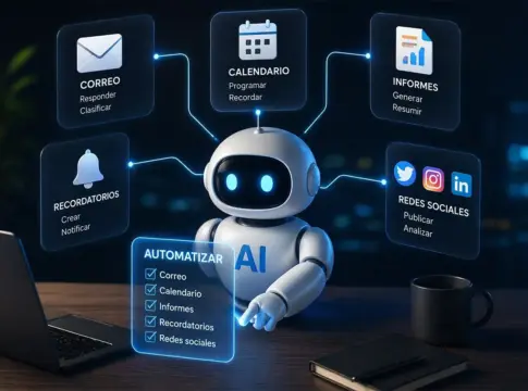 Agentes de IA: cómo configurar automatismos rápidos para que la inteligencia artificial haga tus tareas diarias agentes ia automatizacion tareas digitales