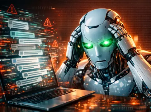Ansiedad en la IA: por qué ChatGPT se vuelve tóxico cuando detecta un exceso de consultas ansiedad ia en robot saturado por consultas