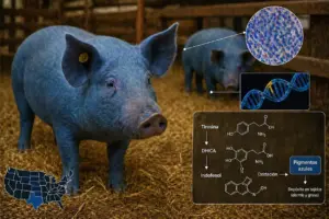 cerdos azules fenomeno biologico cientifico