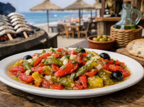 El ingrediente secreto que los chiringuitos de Málaga ponen a su ensalada de pimientos asados El ingrediente secreto que los chiringuitos de Málaga ponen a su ensalada de pimientos asados