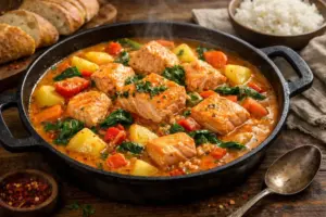 ¿Salmón en un Marmitaco? La tendencia que arrasa en el norte para los que buscan algo más que atún.