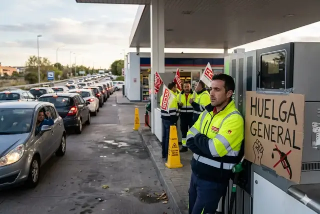 "Se lo están llevando crudo": la huelga de gasolineras señala a Repsol, Moeve, BP y Shell y complica el puente de mayo