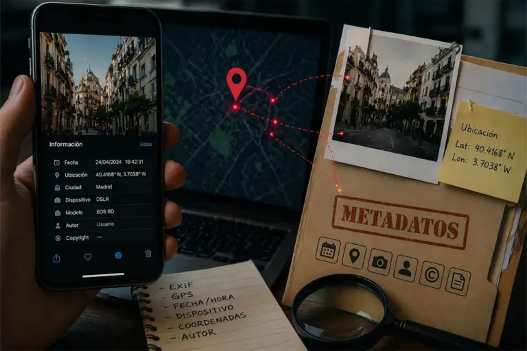 El rastro de tus archivos: los expertos explican cómo los metadatos de tus fotos revelan dónde vives