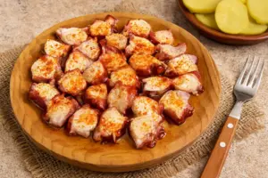 Pulpo a la gallega: el secreto Michelin del "asustado" triple para una piel que nunca se despega.