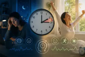 ritmo circadiano cambio hora salud