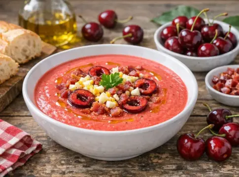 Por qué deberías empezar a ponerle cerezas a tu Salmorejo este mes de mayo Por qué deberías empezar a ponerle cerezas a tu Salmorejo este mes de mayo