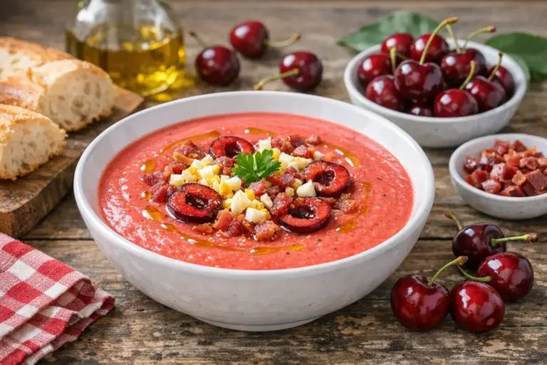 Por qué deberías empezar a ponerle cerezas a tu salmorejo: El secreto que tu abuela nunca te contó