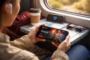 Streaming movilidad Netflix fuera casa
