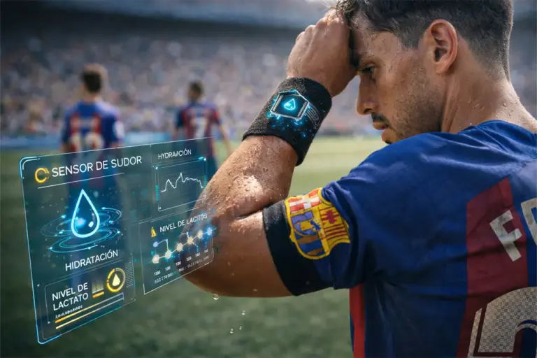 Tecnología en el fútbol: los jugadores del Barça serán pioneros en usar su sudor como fuente de datos de alto rendimiento