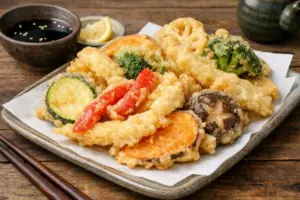 El truco del agua con gas para conseguir una tempura de verduras de temporada extra crujiente