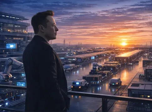 Terafab de Elon Musk: el megaproyecto para impulsar la IA de próxima generación y cambiar la industria para siempre Terafab lider tecnologico perfil ante fabrica futurista