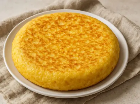 tortilla de patatas sin cebollas