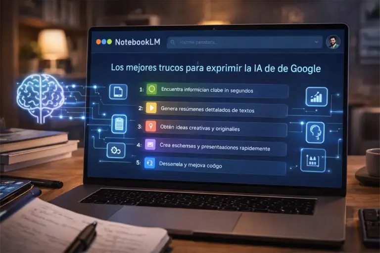 NotebookLM: los mejores trucos para exprimir la inteligencia artificial más avanzada de Google
