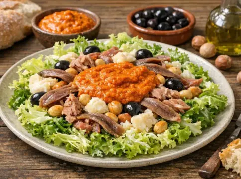 Deja de hacer ensaladas aburridas: la salsa Xató es lo único que necesitas para comer sano este mes. Deja de hacer ensaladas aburridas: la salsa Xató es lo único que necesitas para comer sano este mes.