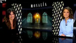 “¡Qué ruin!”: María Casado imita a Rosalía en ‘Informativos Telecinco’ y la cantante la corta en directo desatando reacciones