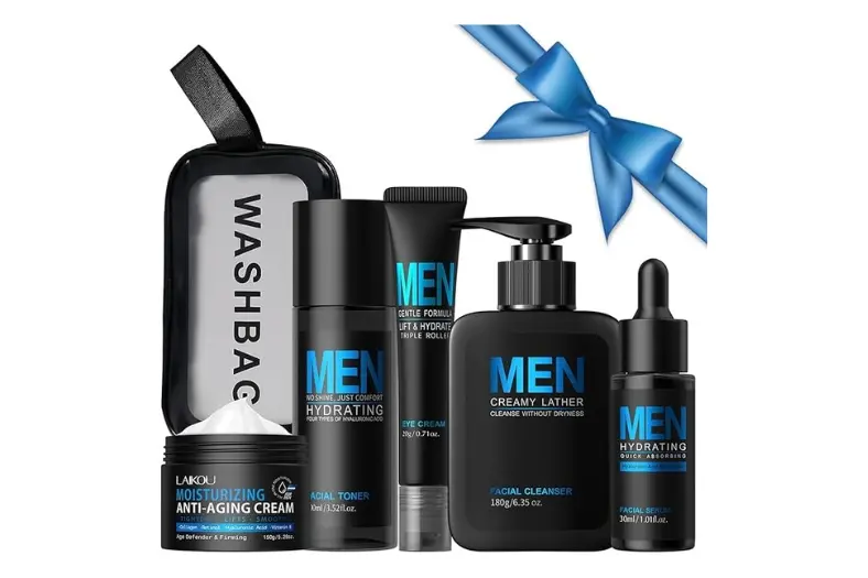 Las 10 mejores cremas faciales para hombre en 2026: guía completa y comparativa 10 BeauBase Set Skincare