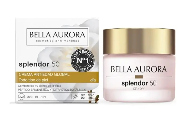 Las 10 mejores cremas antiedad de 2026: Comparativa y guía de compra 4 Bella Aurora Splendor