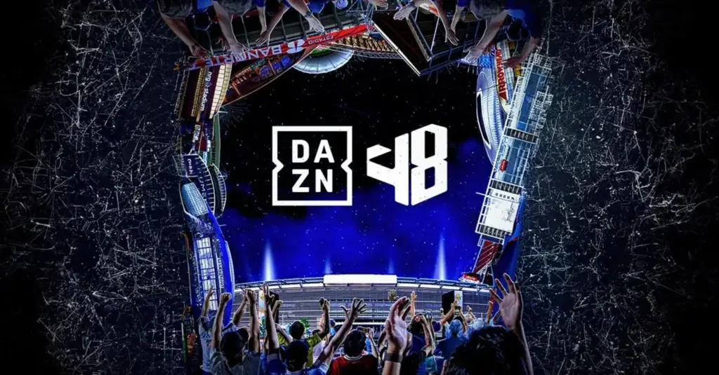 La cara más fea de DAZN con el Mundial: promociona apuestas, cambia a periodistas por influencers y a diseñadores por IA 1 Imagen promocional de DAZN 48, la iniciativa de creadores de contenido para el Mundial 2026