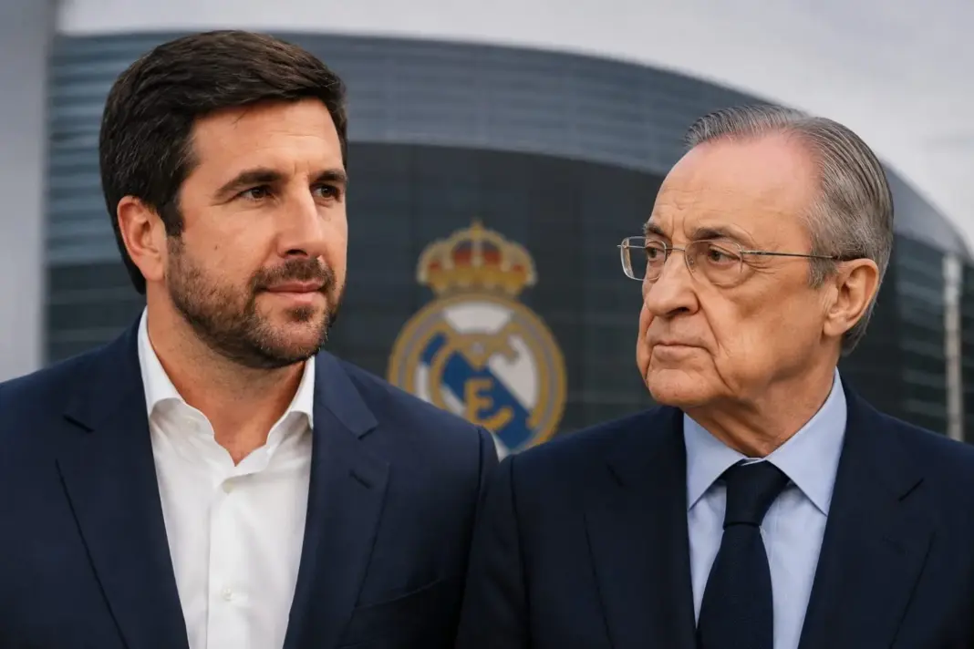 Enrique Riquelme Florentino Pérez Real Madrid Enrique Riquelme y Florentino Pérez, candidatos a presidente del Real Madrid